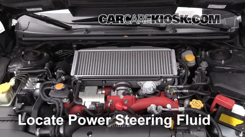 2016 Subaru WRX STI 2.5L 4 Cyl. Turbo Líquido de dirección asistida Controlar nivel de líquido